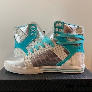 Supra Skytop Factory 413 Active Teal Silver
